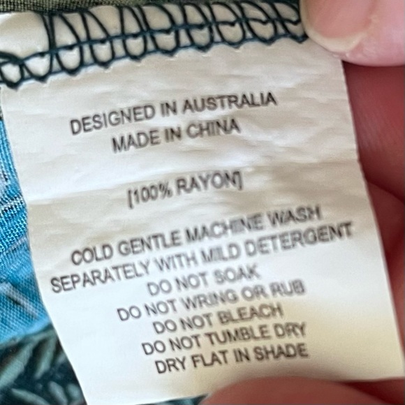 ABEL THE LABEL Midi Fantasy Tropical Dress Size XS Romantic Feminine Pretty - Picture 5 of 10